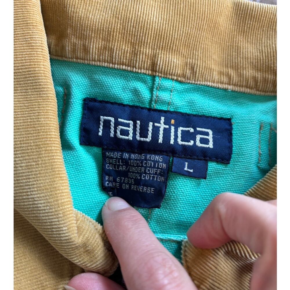 Nautica Vintage Barn Coat Large Canvas Chore Utility - Picture 5 of 9